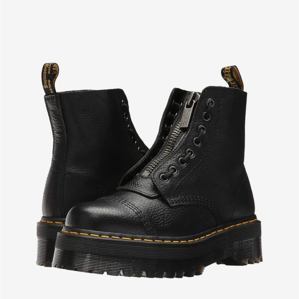 Dr. Martens Black Sinclair Platform Boots